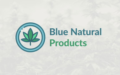 Blue Natural Product CBD E-Commerce Online Store