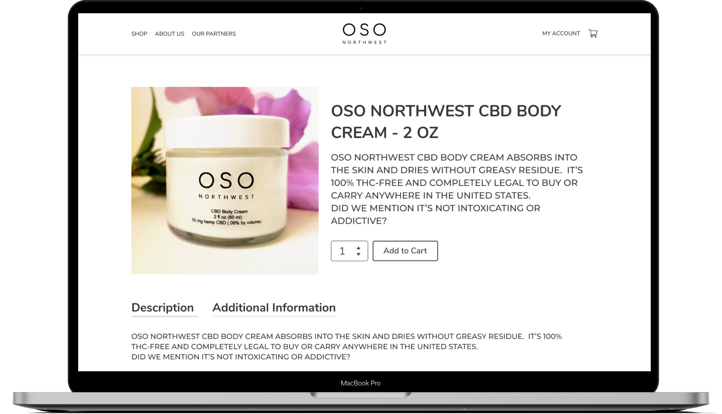 OSO Northwest CBD Website