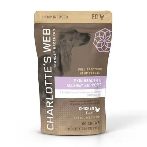 SKIN HEALTH & ALLERGY SUPPORT CHEWS FOR DOGS