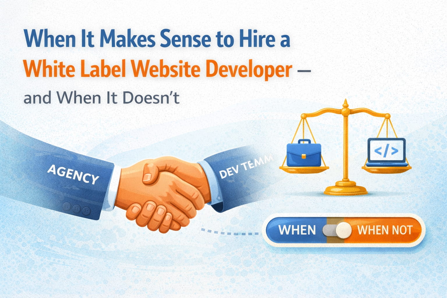 When It Makes Sense to Hire a White Label Website Developer – and When It Doesn’t